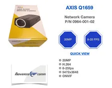 Axis Q1659 20MP Professional Network Camera  - NEW P/N 0964-001-02
