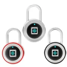 Anti Theft Fingerprint Padlock for Smart Keyless Lock Door for Luggage Gym Backp