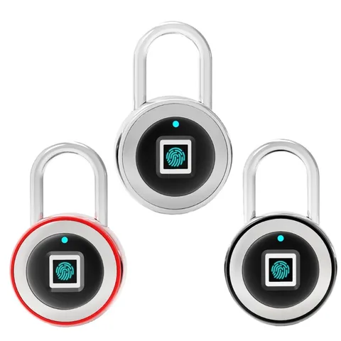 Anti Theft Fingerprint Padlock for Smart Keyless Lock Door for Luggage Gym Backp
