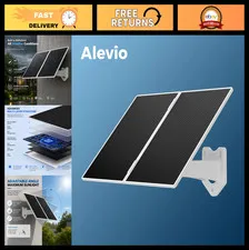 8W Weatherproof Solar Panel for Outdoor Security Camera, Battery Charger, Type-C