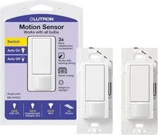 Effortless Installation Maestro Motion Sensor Light Switch - Indoor Use, 2 Pack