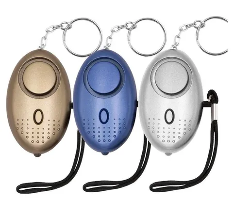 KOSIN Safe Sound Personal Alarm, 3 Pack 145DB Brown/Blue/Grey 