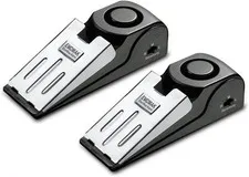 EMDMAK Door Stop Alarm 120DB Siren Door Stop for Home & Travel (Black) 2 Pack