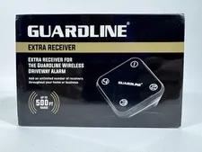 Guardline Extra Receiver For Wireless Driveway Alarm 500 Ft. Range New Open Box 