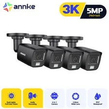 ANNKE 3K 4IN1 Security Camera 5MP Video Outdoor Color Night Audio Recording AI