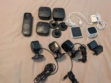 Blink Wi-Fi Video Doorbell + 7 Cameras w/ Sync Module, 1080p, Alexa
