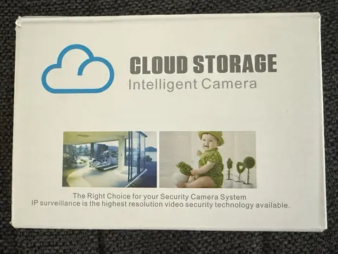 Cloud Storage Intelligent Camera Wireless Wi-Fi IP Network Security Camera White