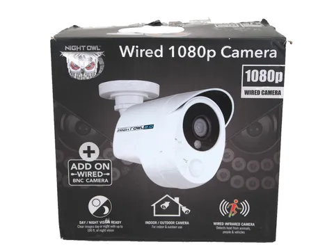Night Owl 1080P HD Wired Security System BTD2 series 8 Channel DVR Good/W.Box