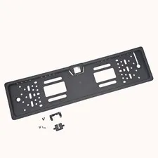 4/8/12LED European License Plate Rearview Camera Frame Reverse Backup Camera Nig