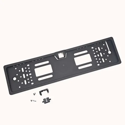 4/8/12LED European License Plate Rearview Camera Frame Reverse Backup Camera Nig