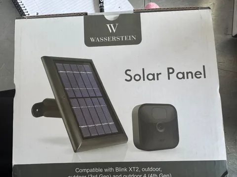 Wasserstein Solar Panel for Blink XT2 Outdoor 3rd & 4th Gen Security Cameras