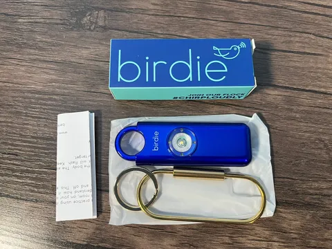 She's Birdie The Original Personal Safety Alarm - Metallic Gemstone BLUE