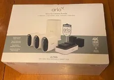 Arlo Security Camera Bundle Ultra 3rd Gen New Sealed VMS5350-1BYNAS 193108149808
