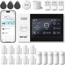 Wifi Wireless Alarm System for Home Security - 24/7 Protection Smart Home Device