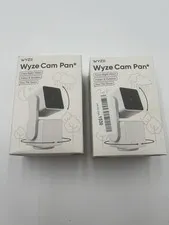 Lot Of Two Wyze Cam Pan v3 Indoor/Outdoor IP65 1080P 360° Pan/Tilt/Zoom Wi-Fi