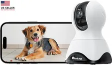 2.5K Pet Camera Indoor with Phone App, 360° Dog Camera with Speaker, Indoor Cam