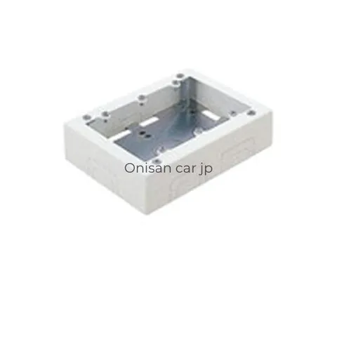 NEW Panasonic Metal Molding 3-Gang Switch Box Shallow Type 2-Gang on One Side