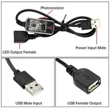 Light Sensor Switch light Control sensor switch DC 3.7-24V Optical Sensing T