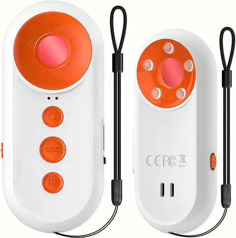 3-In-1 Travel Safety Alarm - Hotel Safety Devices with Hidden Camera Detector &