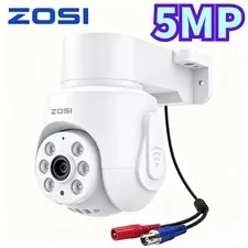 ZOSI 5MP CCTV Wired 360° View Pan Tilt Security Camera Outdoor Waterproof System