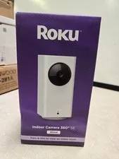 Roku Smart Home Indoor Camera 360° SE Wi-Fi - Connected Wired  SEALED!