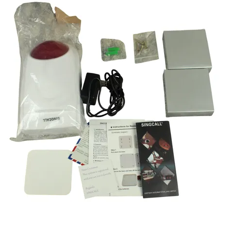 Remote Emergency Strobe Siren Alarm Kit Waterproof Outdoor Loud Panic SOS