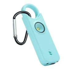 Personal Safety Alarm - 135dB Ultra Loud Siren with LED Strobe Light, USB Blue