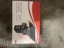 A24S Wireless Solar PTZ 360° IP66 HD Night Vision Cam w/2-Way Audio