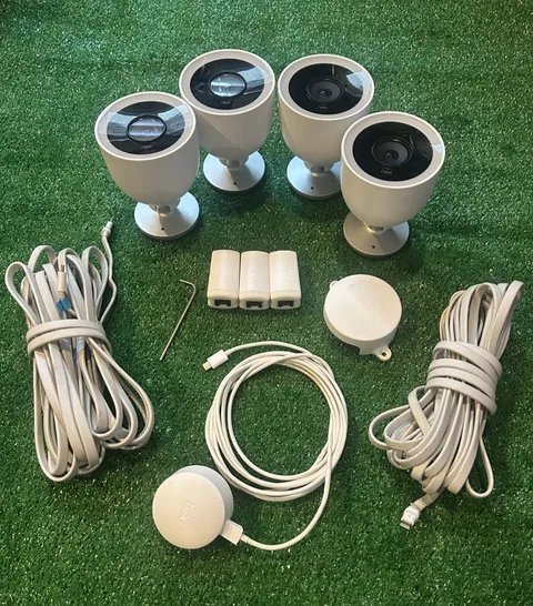 Nest Cam IQ Outdoor Security Cameras Lot of 4 Pristine Condition Works Great