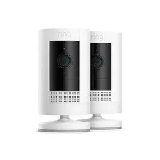BRAND NEW- Ring Stick Up Cam Wireless Indoor/Outdoor Camera- 2 Pack White