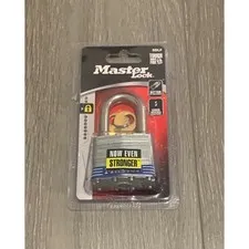 Master Lock Shackle 1 1/2" Key Padlock