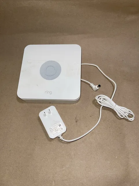 Ring Alarm Base Station 2nd Gen Z-Wave Plus Hub Model 4HB1U9-0EN0 w/ AC adapter