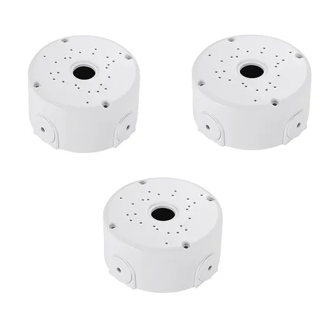 3 Pack Universal CCTV Junction Box Waterproof ABS for Dome Bullet Camera