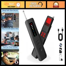 6-in-1 Hidden Camera & Bug Detector, RF & GPS Signal Scanner, Anti-Theft IR Scan