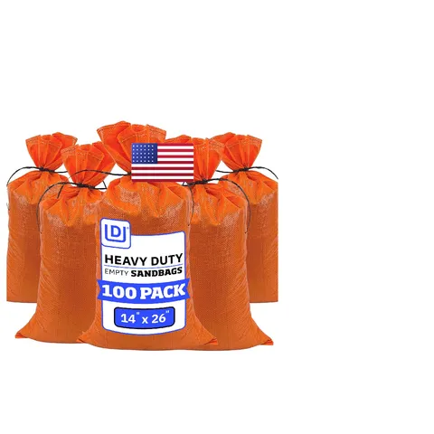 Durasack Heavy Duty Sand Bags Tie Strings Empty Woven Polypropylene For Flood