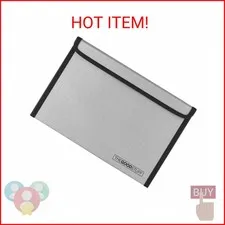 Fireproof Document Bag Envelope Size: 8" x 5" [2000°F Rated] Fireproof Cash Bags
