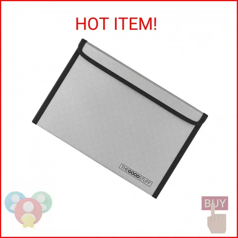 Fireproof Document Bag Envelope Size: 8" x 5" [2000°F Rated] Fireproof Cash Bags