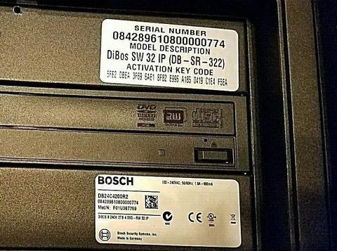 BOSCH, DB24C4200R2, DIBOS SW32 IP DB-SR-322, 8 24CH 2TB 4DVD-RW 32 IP, USED