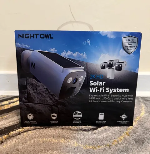 Night Owl 2K HD Battery Wi-FI Security System Cameras ( 3 Pack ) New 