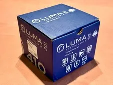 LUMA SURVEILLANCE 410 Series, 4K, 8MP PoE IP Camera, Model LUM-410-DOM-IP White
