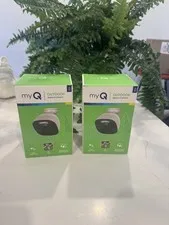 myQ Outdoor Battery Camera 2-Pack 2K Wireless Wi-Fi Night Vision Outdoor