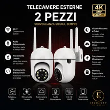 Outdoor WiFi Smart Camera: HD Camera, 4X Zoom, PTZ X2 App Control