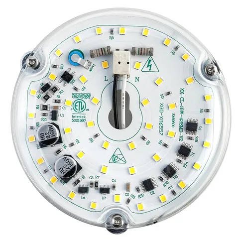 Ledytech 4 inch LED Retrofit Light Kit for Ceiling Fan White 6000K