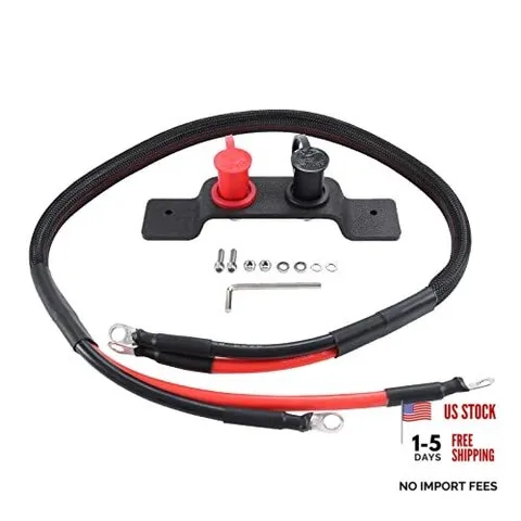 Battery Jump Post with Water Resistant High Voltage Cables for Can Am