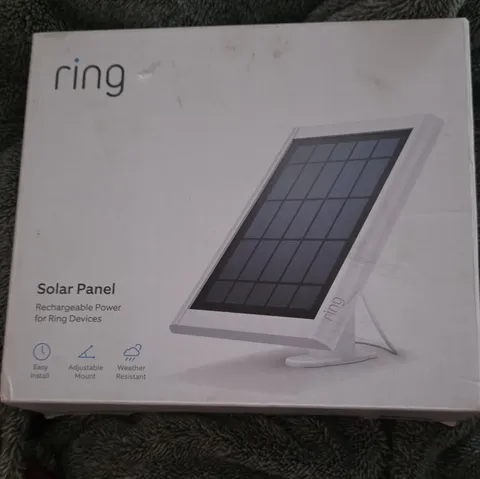 Ring Solar Panel Compatible with Spotlight Cam Battery & Stick Up Cam Battery WH