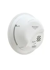 First Alert BRK Carbon Monoxide Detector, Hardwired Alarm with 1 pack, White