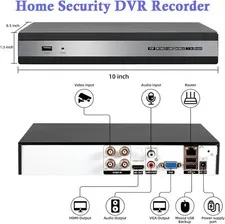 💕 Security Camera System, 4 Channel 6 in 1 DVR for /AHD/TVI/CVI/CVB💕