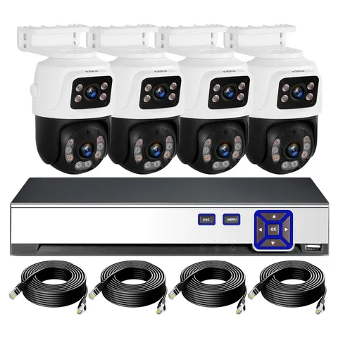 8CH PoE NVR Surveillance Camera System 6MP Waterproof IP Cameras Remote Access