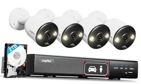 Smart 4K 8CH Home Security Camera 4K 4Pcs Bullet 8CH POE Security System