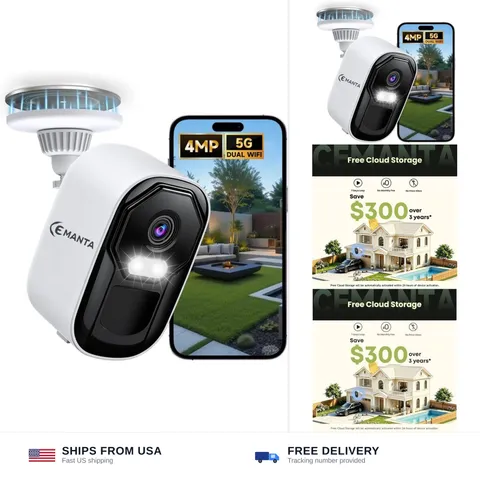 2.5K Security Camera Wireless Outdoor,Cameras for Home Security | Free Cloud ...
